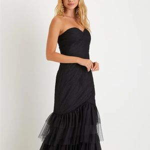 Lulus black trumpet mermaid dress